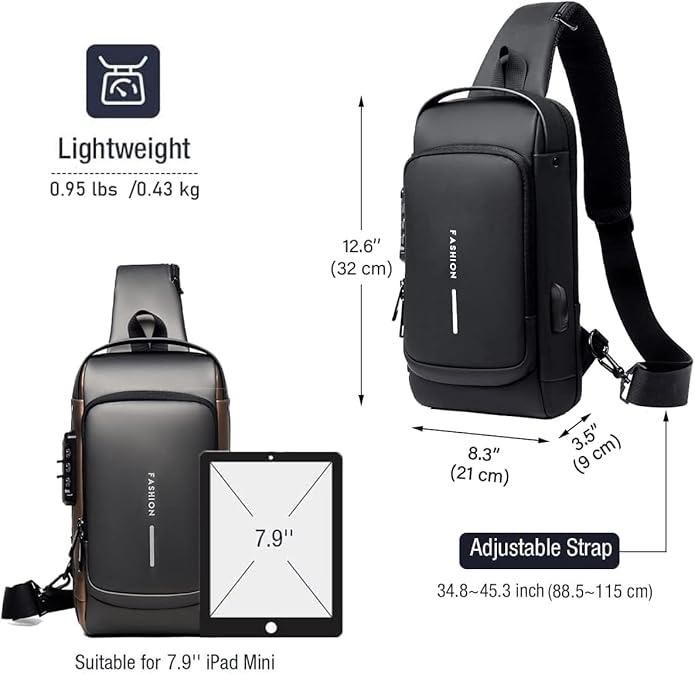 Sling Bag for Men & Women- Stylish, Practical & Travel-Friendly