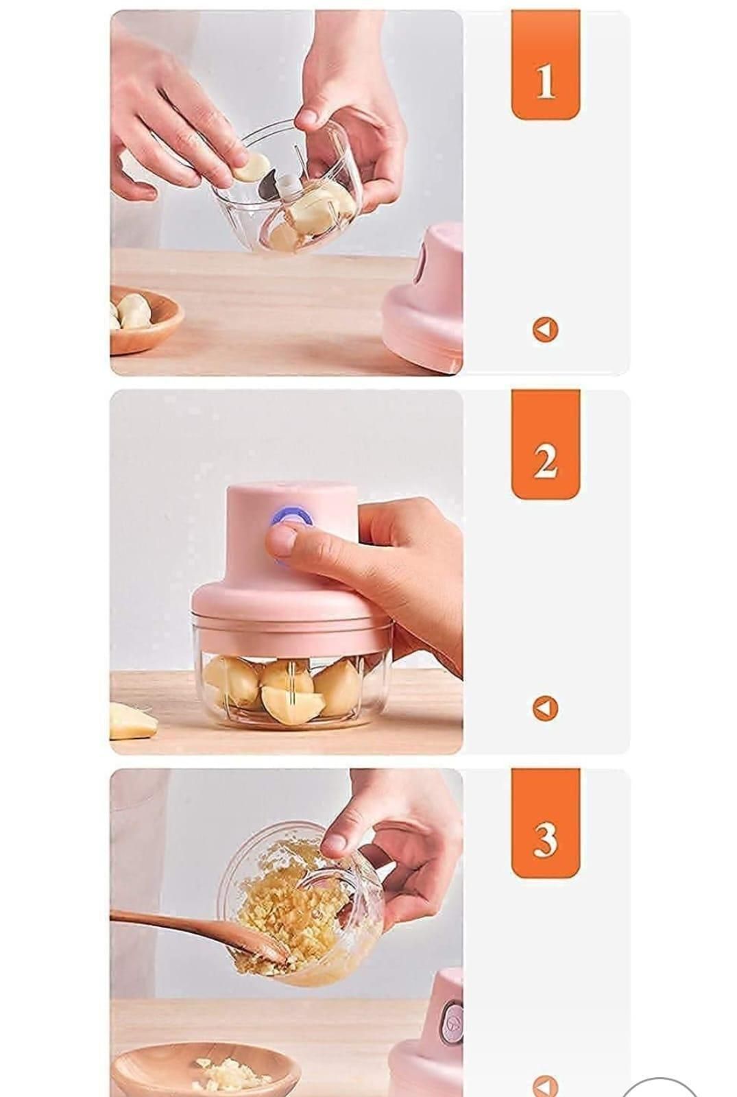 -Food Chopper-Latest Food Chopper With USB Cable-Chop, Dice, Mince – In Seconds